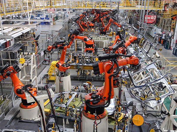 Welding production line