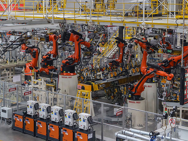 Welding production line
