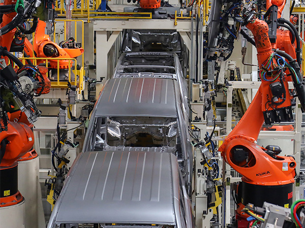 Welding production line